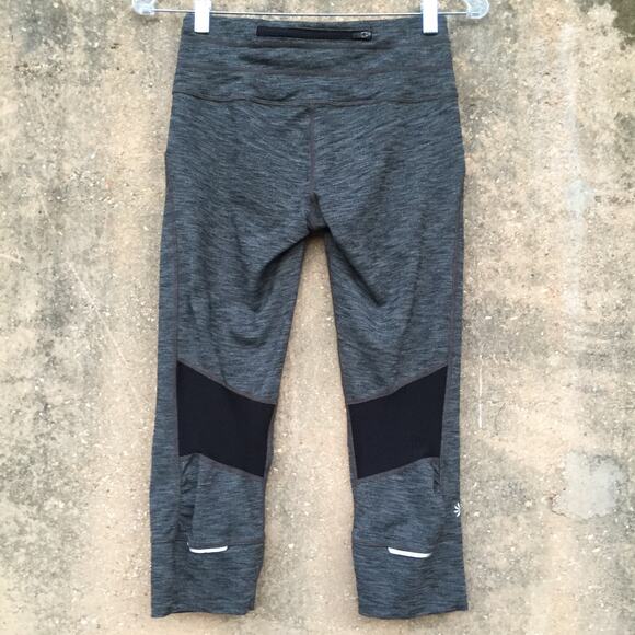 Athleta Relay Capri Crop Leggings Heather Grey XS - Picture 10 of 11